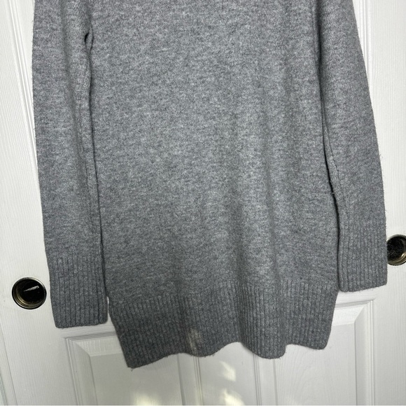 ZARA Women’s Soft Knit Sweater Dress XSmall Heather Grey Preppy Office Normie - Picture 11 of 15